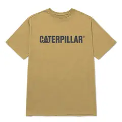 Caterpillar - Polo Hombre Logo Marrón v1