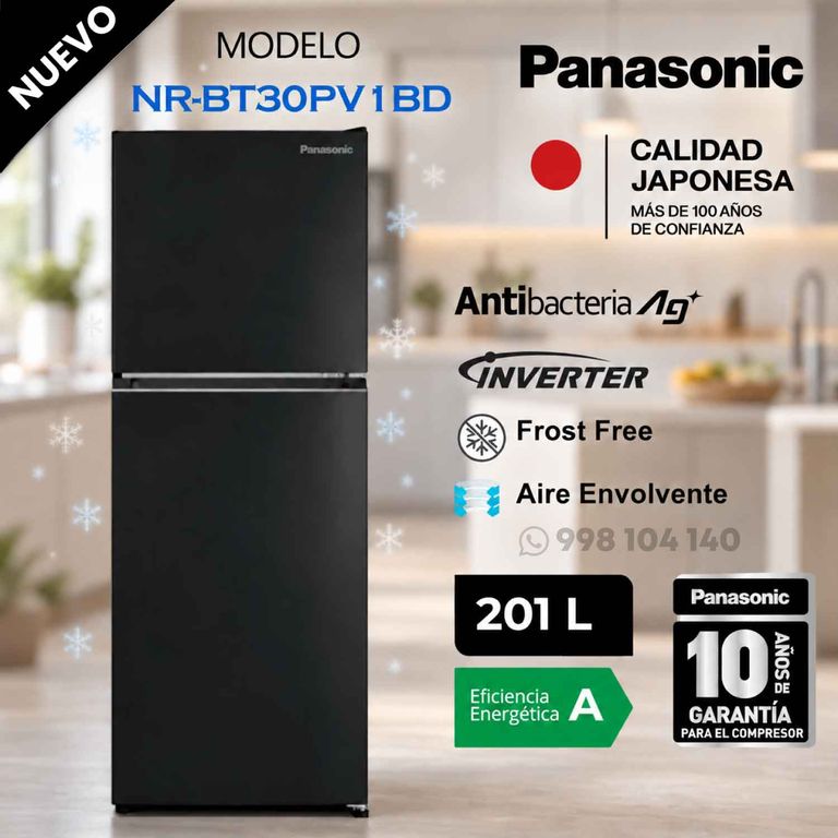 Refrigeradora 201 Lt Top Freezer No Frost - NR-BT30PV1BD