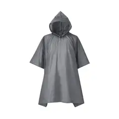 GENERICO - Poncho Ligero impermeable Para Lluvia - Plomo