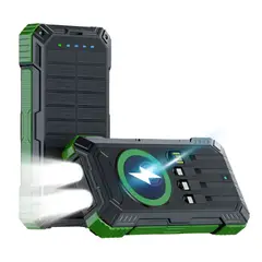 GENERICO - Cargador Portatil Solar 40000mah 65w Carga Rapida con Energía Solar Sanci