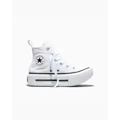 CONVERSE - Chuck Taylor All Star Double Stack Platform Blanco