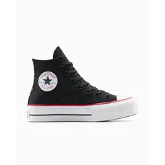 CONVERSE - Zapatillas Mujer Chuck Taylor All Star Lift Platform Leopard Negro