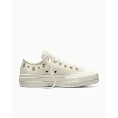 CONVERSE - Chuck Taylor All Star Lift Platform Heathered Glam Crema