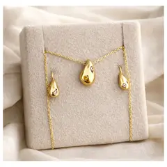 Yanbal - Colección GOTA DORE Joyería con Cristales y Baño de Oro 24k