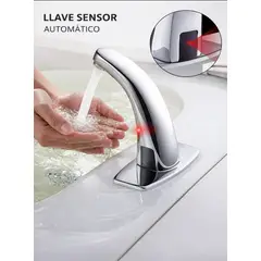 XM - LLAVE DE LAVATORIO CON SENSOR CROMADO Y004