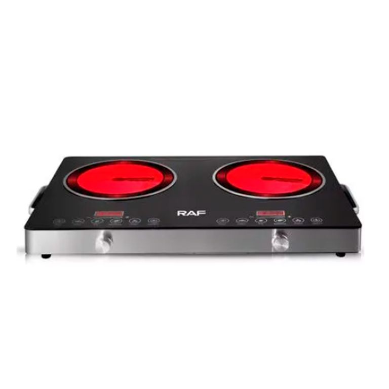 Cocina de Inducción 2 Hornillas Eléctrica Potente Doméstica Moderna Raf