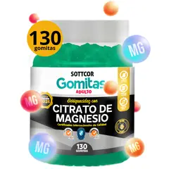 GENERICO - CITRATO DE MAGNESIO - SOTTCOR 130 GOMITAS