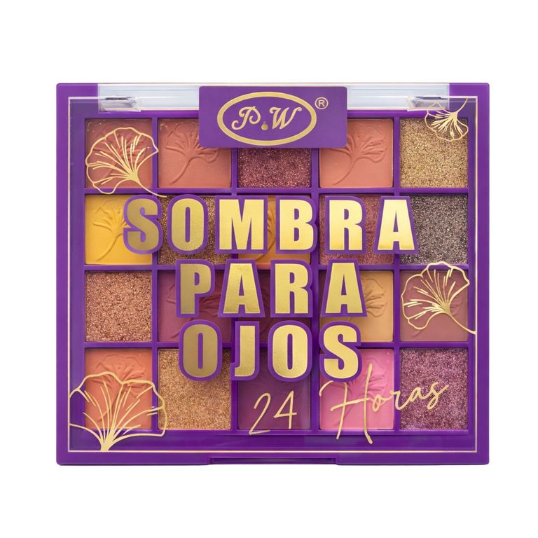 Sombra Para Ojos 24 Horas Tonos Calido - P & W