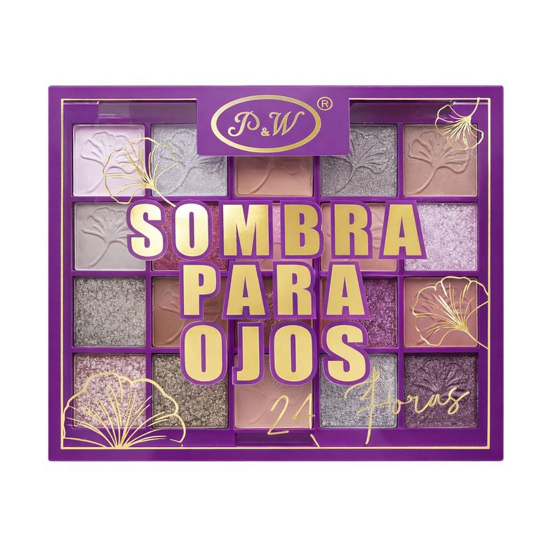 Sombra Para Ojos 24 Horas Tonos Frios - P & W