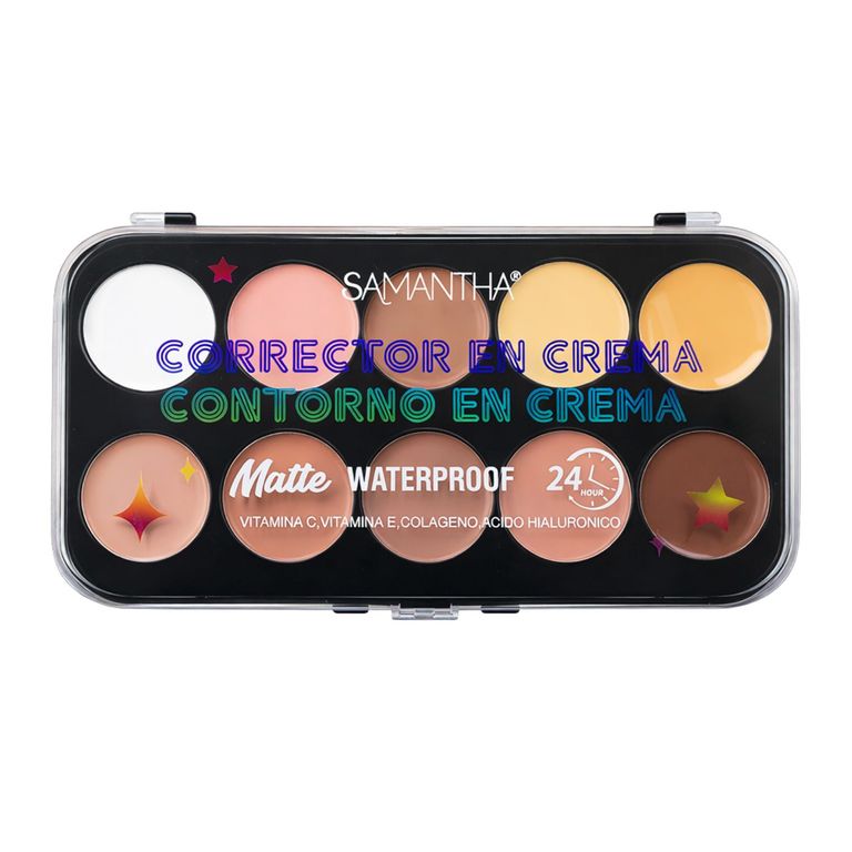 Corrector En Crema & Contorno Tono Claro - SAMANTHA