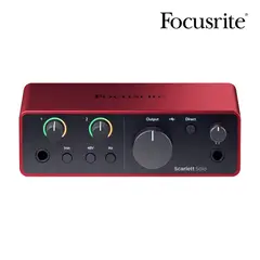 FOCUSRITE - Scarlett Solo 4ta Generación - Interfaz Profesional de 1 Canal