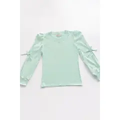 KIDS MASHMELO - Polo con Mangas de Seda para niñas