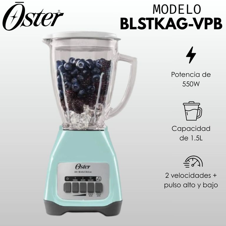 Licuadora 2V más Pulso BLSTKAG-VPB