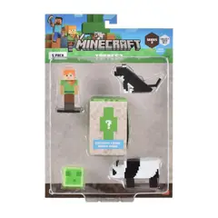 MINECRAFT - Set 5 Figuras Toppeez 6 Cm - Alex Con Figura Sorpresa