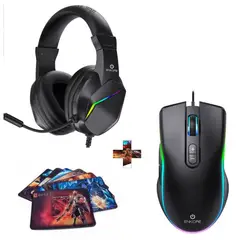 ENKORE - Kit Gamer 3 en1 Auricular + Mouse + Pad Mouse