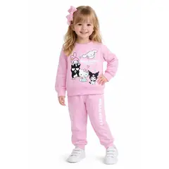 SANRIO - CONJUNTO DEPORTIVO INFANTIL HELLO KITTY AND FRIENDS BUZO + PANTALÓN R