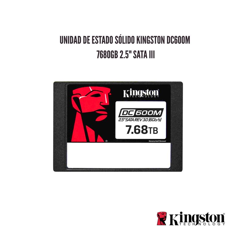 Unidad de Estado Sólido DC600M 7680GB 2.5 SATA III