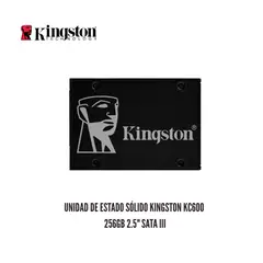 KINGSTON - UNIDAD DE ESTADO SOLIDO KC600 256GB 2.5 SATA III