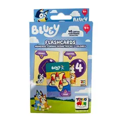 TOYNG - Juego Educativo Flash Cards Números Colores Figuras - Bluey - Perú
