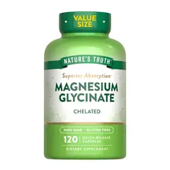 Nature'S Truth - Glicinato de Magnesio 200 mg - 120 Capsulas