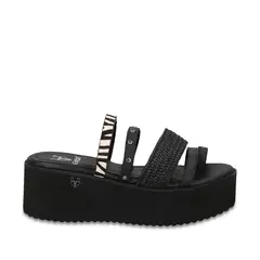 Gotta - Sandalia Plataforma Negra Mujer 15617