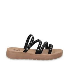 Gotta - Sandalia Negra Mujer 65691