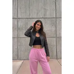 GENERICO - CASACA CUELLO CHINO URBANA DE MUJER