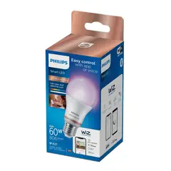 PHILIPS - Foco Smart LED WIFI Wiz RGB E27 9W 806 Lúmenes