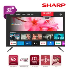 SHARP - Televisor 32” Modelo 2T-C32GF2060L HD Google TV LED