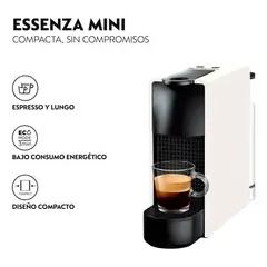 NESPRESSO - Máquina de café Essenza Mini Original blanco