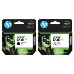 HP - COMBO DE TINTAS 668XL - NEGRO (7FP39VL) TRICOLOR (7FP38VL )