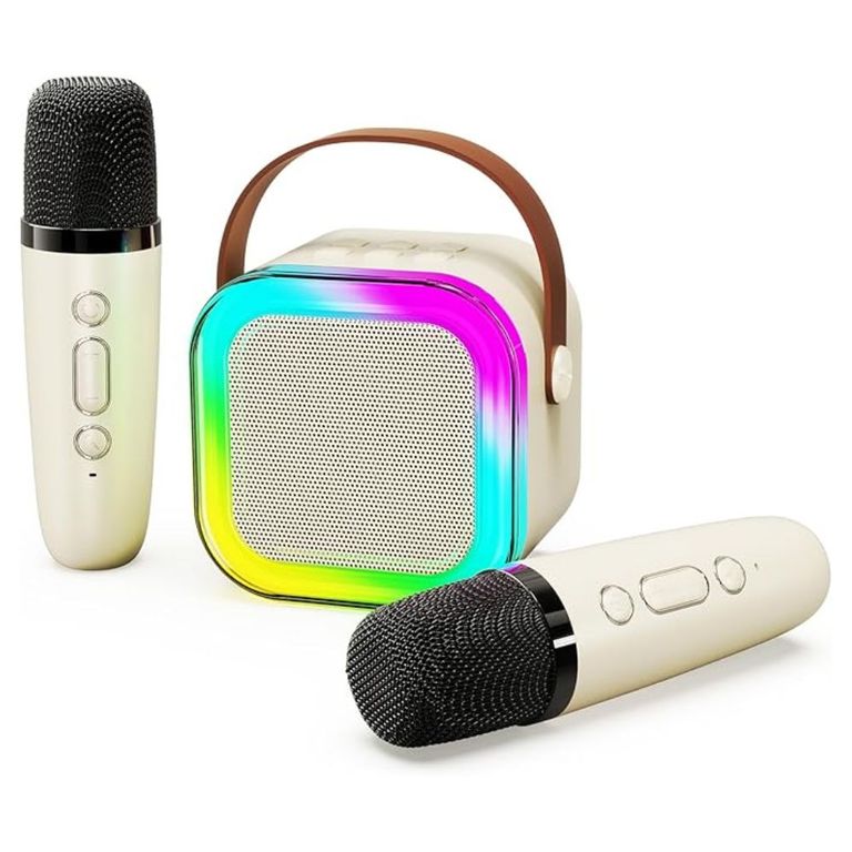 Parlante Karaoke Con 2 Micrófonos KTV