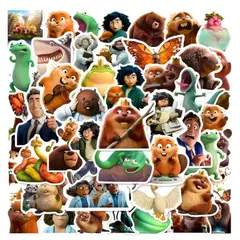 GENERICO - Pack 50 stickers impermeables Animales del Bosque