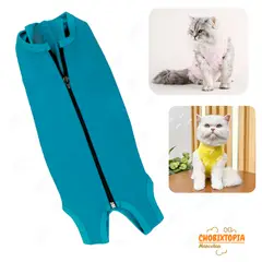 GENERICO - FAJA POST OPERATORIA MASCOTA-PERRA-GATA TALLA XS-ESMERALDA