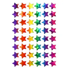GENERICO - Pack x 10 láminas de Stickers Estrellas