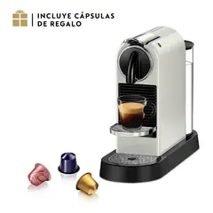 NESPRESSO - Cafetera Citiz White Blanco