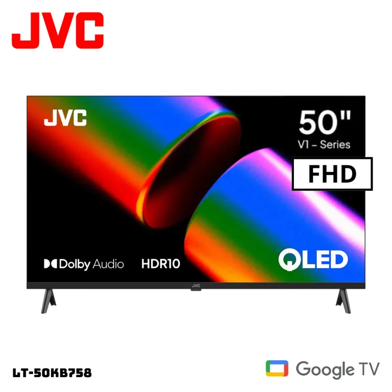 TELEVISOR JVC 50 QLED SMART TV GOOGLE TV FHD - LT-50KM4584