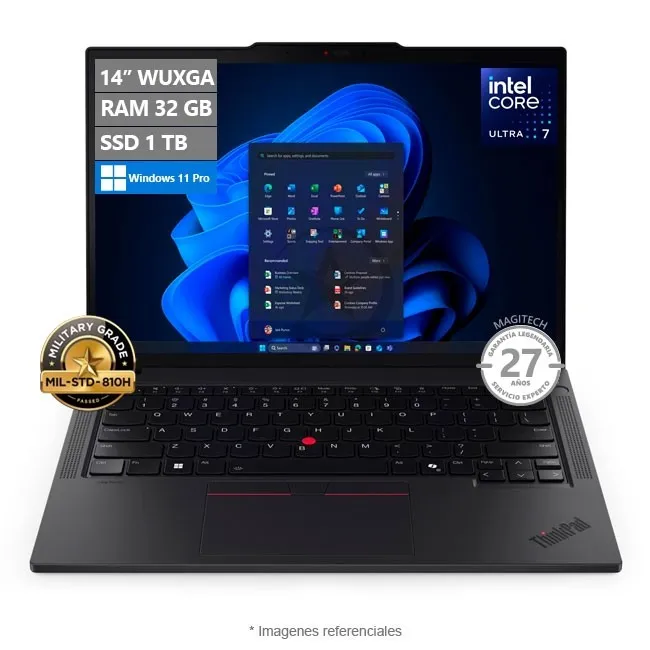 Laptop ThinkPad T14 Gen6 Core Ultra 7 255U 32GB 1TB Win11 Pro