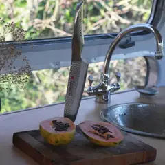 GLOBAL - Cuchillo   Santoku  Sai01