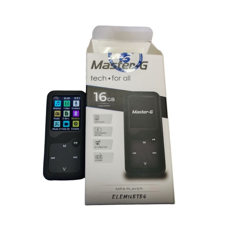 MP4 con Bluetooth y 16gb Master-G
