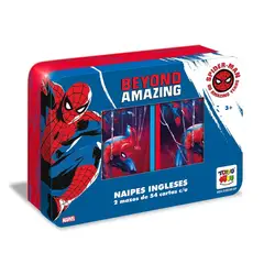TOYNG - Juego de Mesa Naipes Caja Metalica - Spiderman - Perú