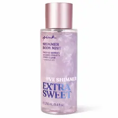 PINK - BODY MIST VICTORIAS SECRET EXTRA SWEET CON BRILLO 250ML
