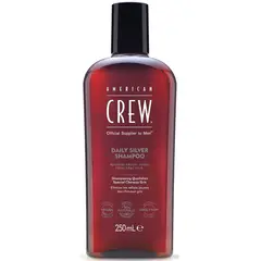 AMERICAN CREW - Shampoo para Cabello con Canas Silver Shampoo Men 250ml