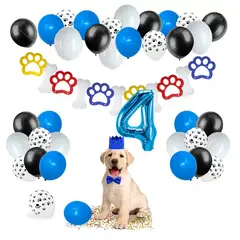 GENERICO - ¡Celebra a lo grande con este hermoso set de globos perrito