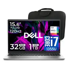 Dell - Laptop Dc15250 15.6 FHD Core i7-1355u 32gb Ram 1tb Ssd, intel xe graphics