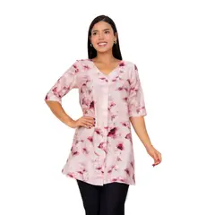 VICCI - Tunica mc Inaya seda vino estampada