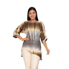 VICCI - Tunica m 34 Analinna gasa verde estampada