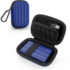 GENERICO - Funda EVA Rígida Yinke para SSD Samsung T7 ShieldT7 Touch Antigolpes con Compartimento