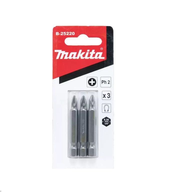 PUNTA PHILLIPS PH2 X 50MM MAGNETICO 3UNID B-25220-