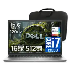 Dell - Laptop Dc15250 Core i7-1355u 16gb Ram 512gb Ssd, intel xe graphics 15.6 fhd